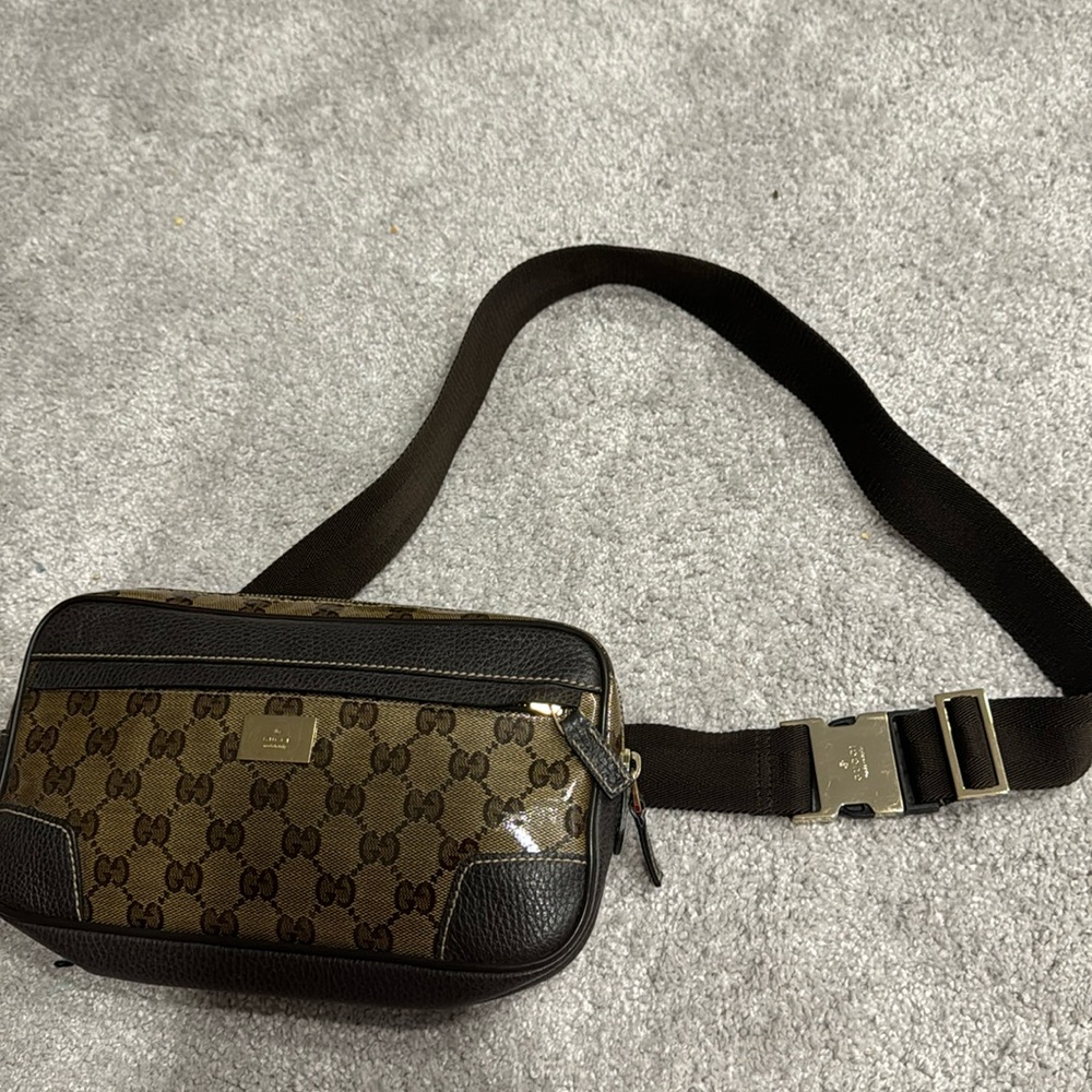 Gucci Coated Canvas Fanny Pack